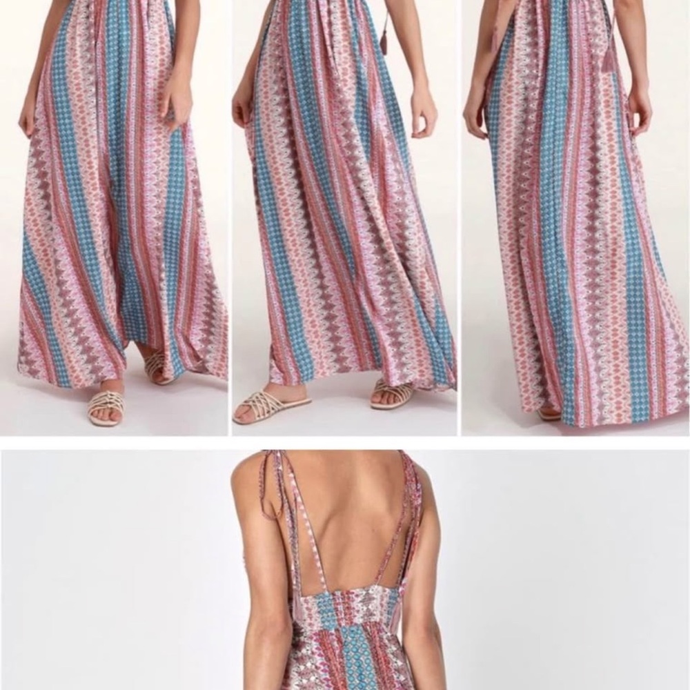 Lulu's Multicolor Patterned Dress